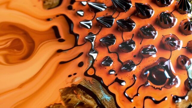 Ferrofluid macro art