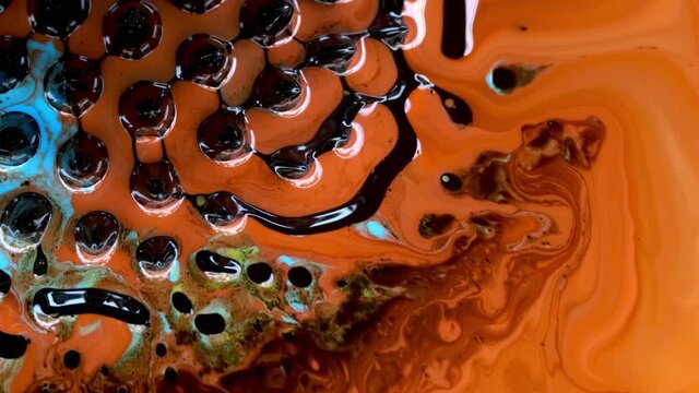 Ferrofluid macro art
