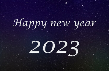 Fototapeta na wymiar happy new year 2023 background
