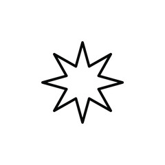 Obraz premium Stars, Night Line Icon, Vector, Illustration, Logo Template. Suitable For Many Purposes.