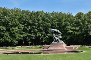 The Frederic Chopin Monument in Warsaw