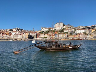 A boat in Porto town