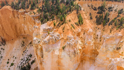 Red rock canyons outside Bryce Canyon National Park in Southern Utah