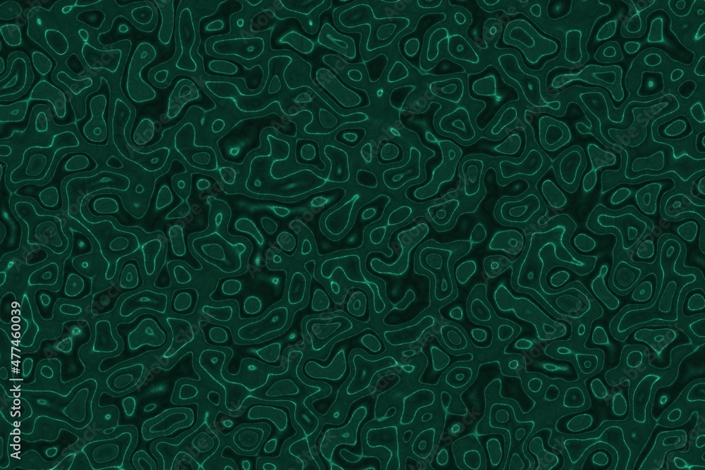 Aufkleber amazing teal, sea-green pattern with fluent forms computer graphics texture or background illustrati