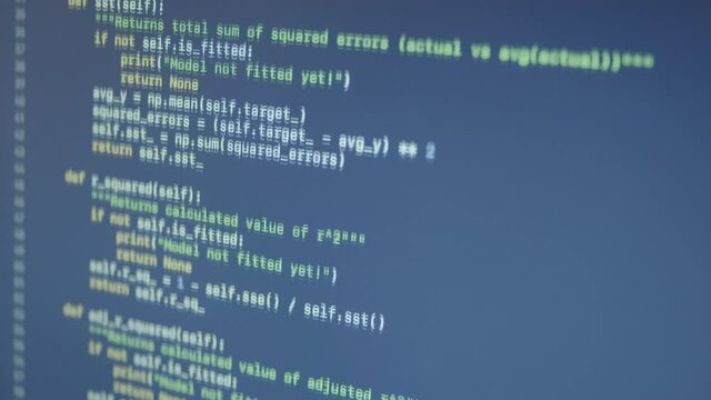 Python Scroll Machine Learning Code 