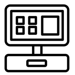 computer monitor icon