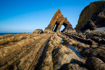 Blackchurch Rock , North Devon Coast. UK