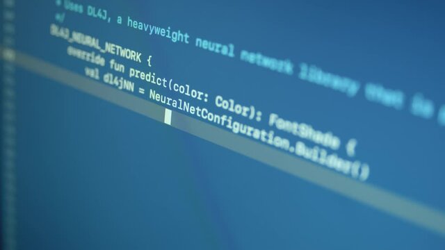 Kotlin Typing Machine Learning Code 