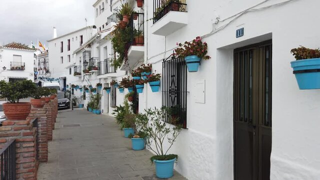 Mijas White village on the mountains in Andalucia near Malaga