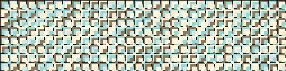 Abstract Geometric Pattern generative computational art illustration