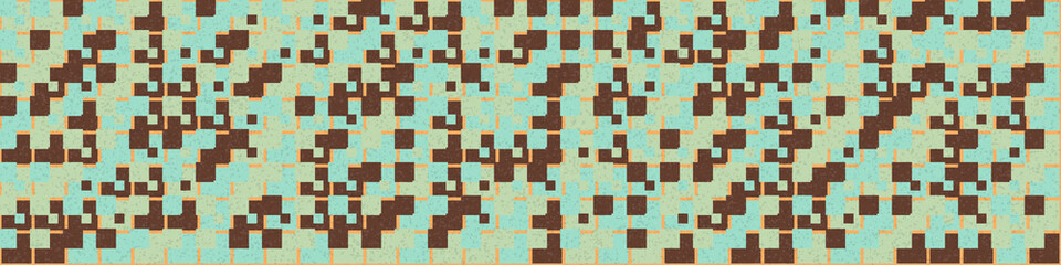Abstract Geometric Pattern generative computational art illustration