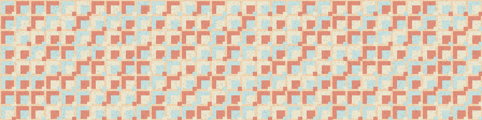 Fototapeta premium Abstract Geometric Pattern generative computational art illustration