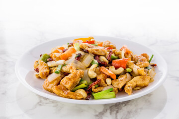 Stir fried Chicken with cashew nuts