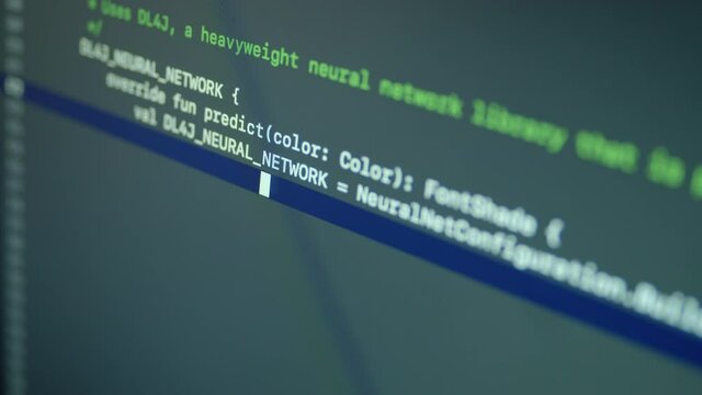 Kotlin Typing Machine Learning Code 