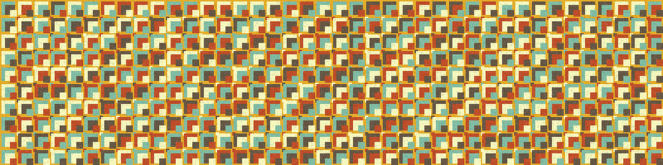 Abstract Geometric Pattern generative computational art illustration