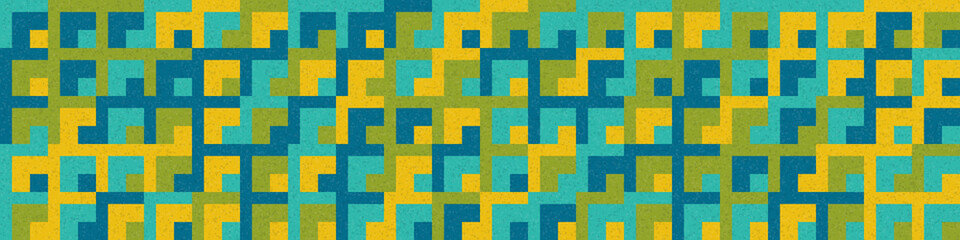 Abstract Geometric Pattern generative computational art illustration