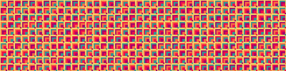 Abstract Geometric Pattern generative computational art illustration