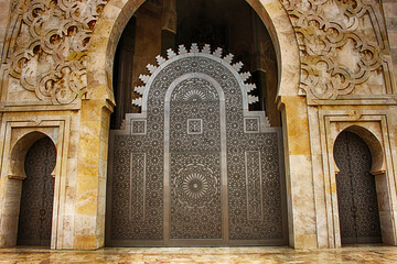 entrance to the mosque