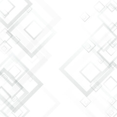 Grey Square Abstract Vector  Background. Concept