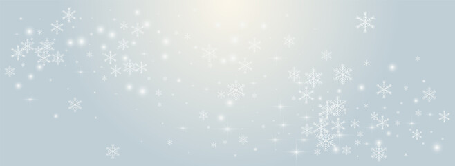 Overlay Snowfall Vector Panoramic Transparent