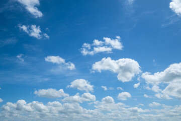 Blue sky with clouds