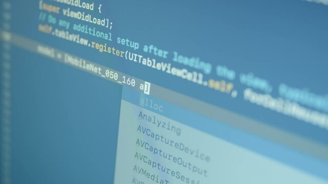 Objective-C Machine Learning Code Typing