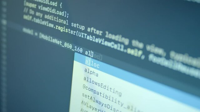 Objective-C Machine Learning Code Typing