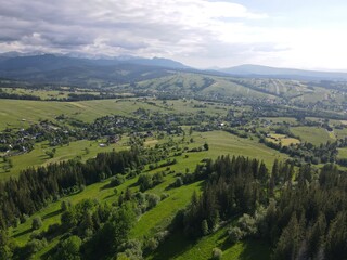 Obraz premium Z drona