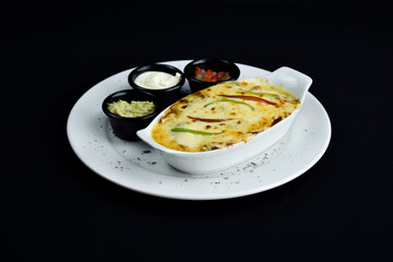Comida mexicana y texana para restaurante