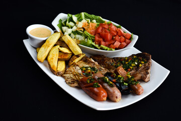 Comida mexicana y texana para restaurante