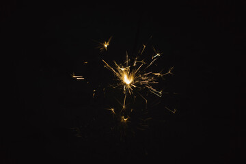 hand with sparkler