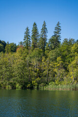 Wonderful view of the Plitvice Lakes National Park. Croatia