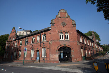 The former Water Works building on Castle Street, Nottingham in the UK