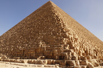 Fototapeta na wymiar pyramids in el cairo egypt
