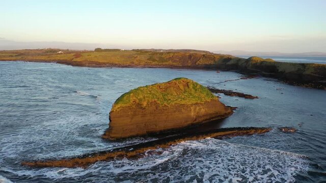 The beautiful eagles nest rock by Mountcharles in County Donegal - Ireland.