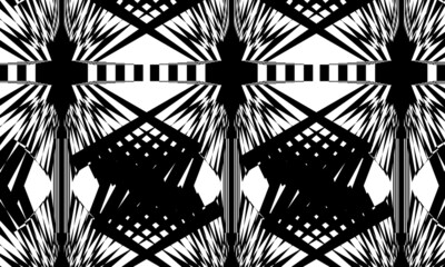 mystical black patterns on white background modern design
