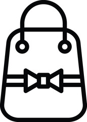 Gift bag Vector Icon Desing Illustration