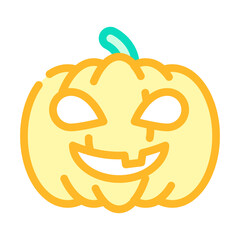 halloween holiday color icon vector. halloween holiday sign. isolated symbol illustration