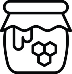 Honey Vector Icon Desing Illustration