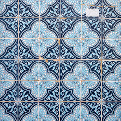 Typical azulejo artwork of Portugal