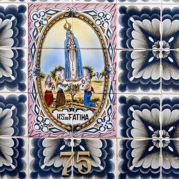 Typical azulejo artwork of Portugal
