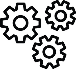 Setting Vector Icon Desing Illustration