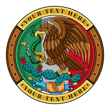 mexican flag eagle logo