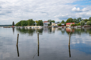 Fototapeta na wymiar View of Tammisaari town in summer, Finland