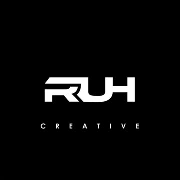 RUH Letter Initial Logo Design Template Vector Illustration