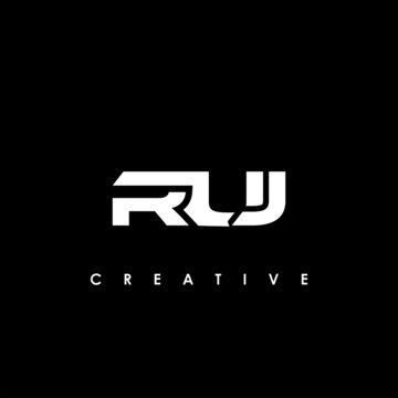 RUJ Letter Initial Logo Design Template Vector Illustration