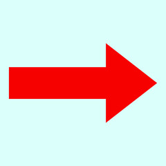 Red arrow icon vector EPS- 10