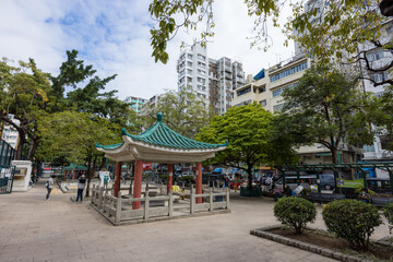 Hong Kong traditional chinese pavilion