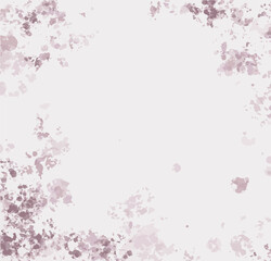 Abstract two colored rose and lavender liquid marble background, Pastel pink violet watercolor drawing effect. Vector illustration