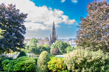old building from park view